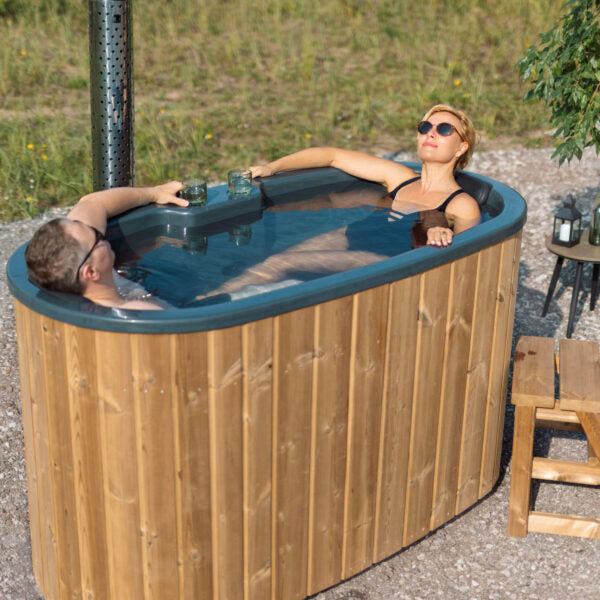 Bain nordique ovale 2 places