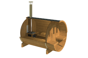 Sauna extérieur en Thermo-traité 280 4-6 places