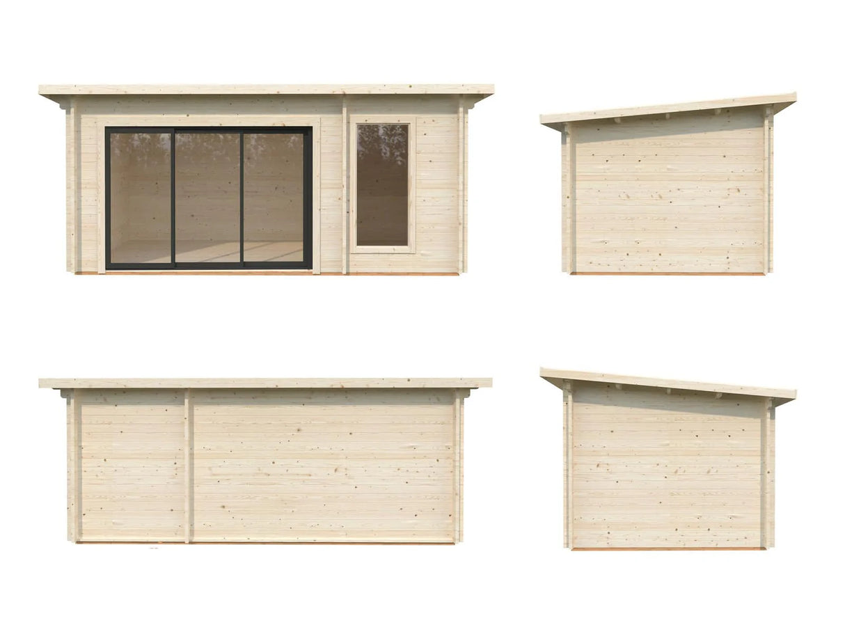 Sauna Sanna 12,8 m² Slide Plus