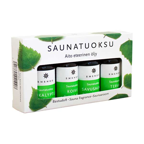 Huiles essentielles de sauna 4×10 ml