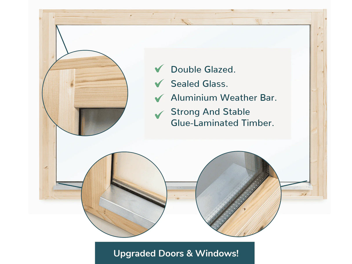 Sauna Sanna 12,8 m² Slide