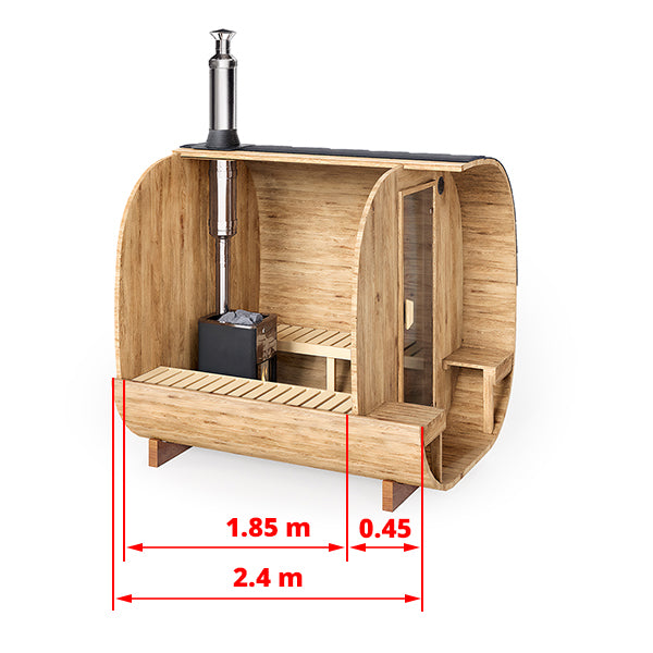 Fiche Sauna Cube SQR2V