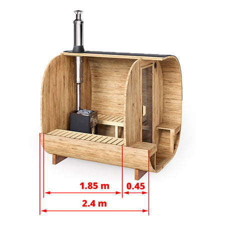 Fiche Sauna Cube SQR2V