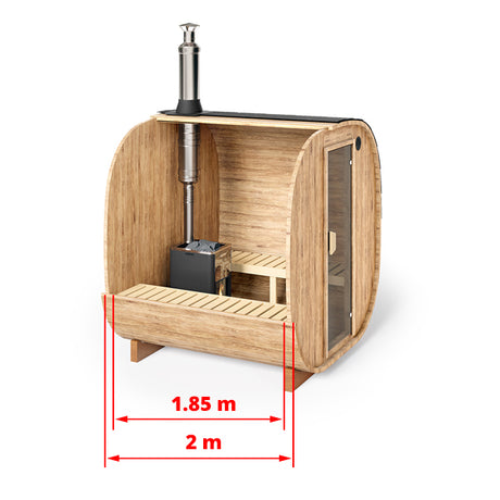 Sauna cube 2-2,3m SQR2