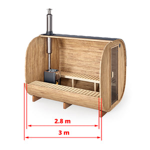 Sauna cube 3m SQR3
