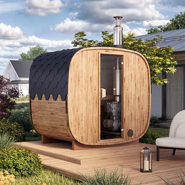 Sauna tonneau cube 1,7m SQR17