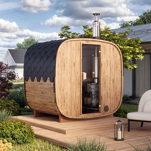 Sauna tonneau cube 1,7m SQR17