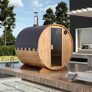 Sauna tonneau 2m