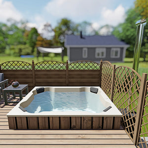 Bain nordique Quattro terrasse