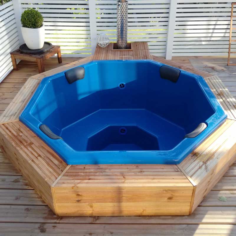 Bain nordique Octa 1,8 m pour terrasse