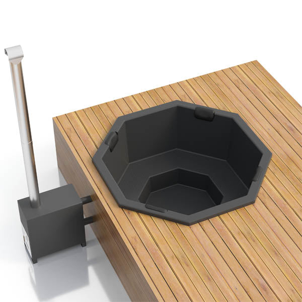 Bain nordique Octa 2×2 m pour terrasse