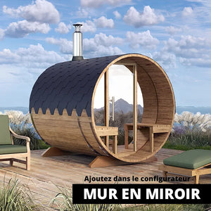 Sauna tonneau 2,4m
