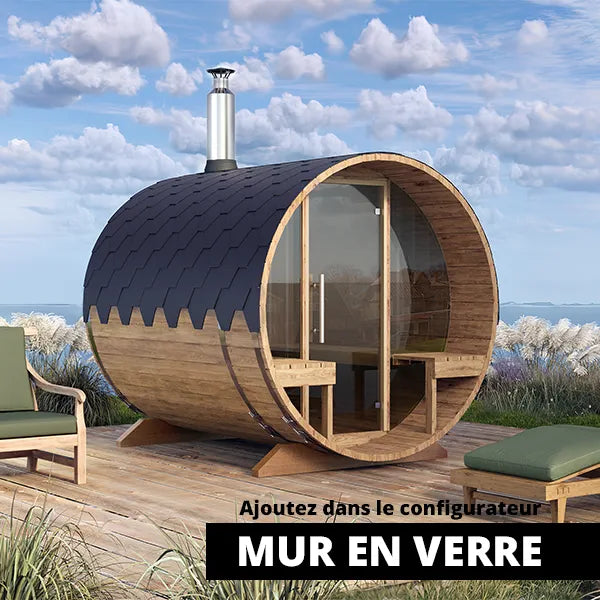 Sauna tonneau 2,4m
