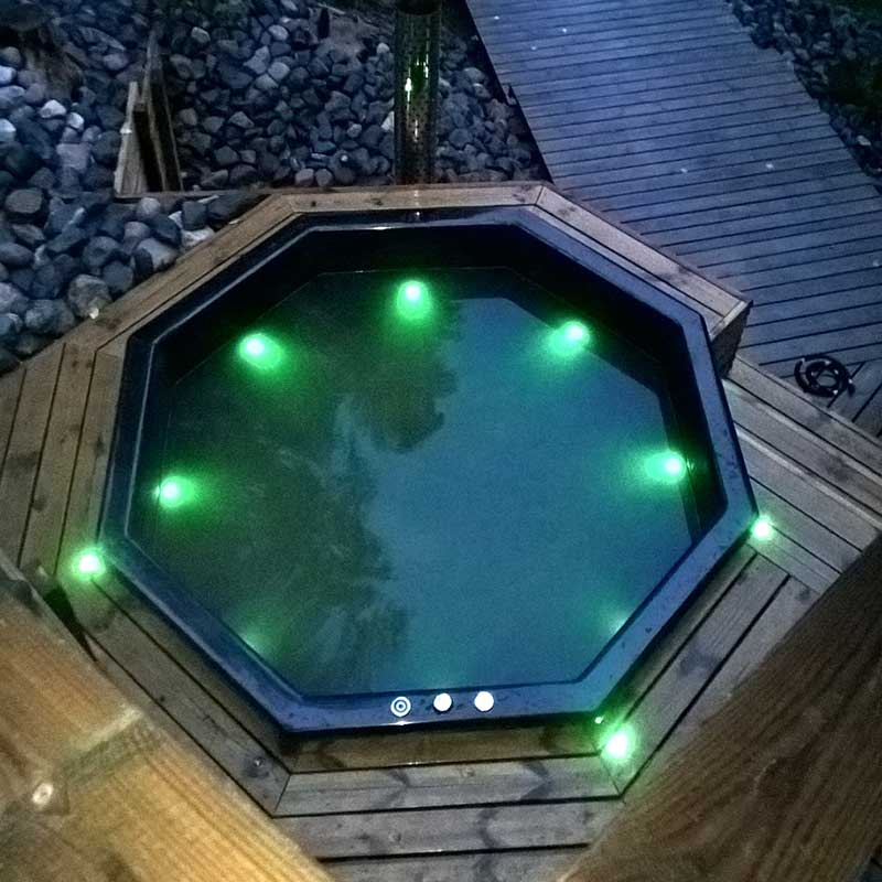 Bain nordique Octa 1,8 m pour terrasse