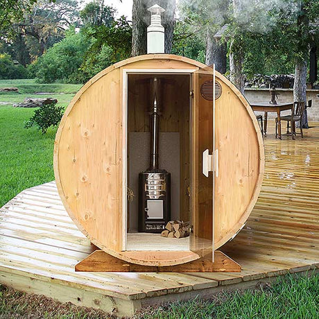 Sauna tonneau 2m
