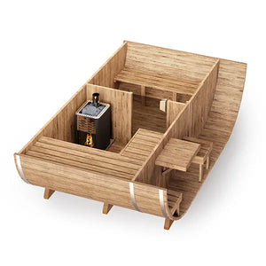 Sauna tonneau ovale S424V