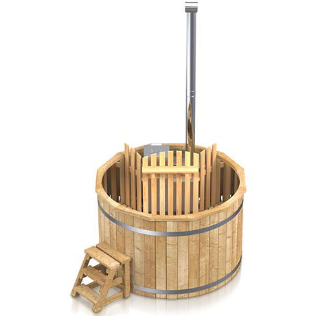 Spa en bois avec insert inox pour 3-8 pers.