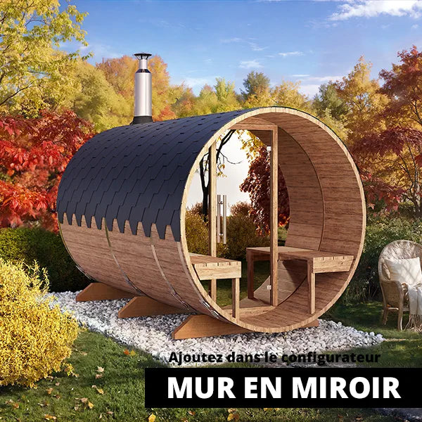 Sauna tonneau 3,6m S3V