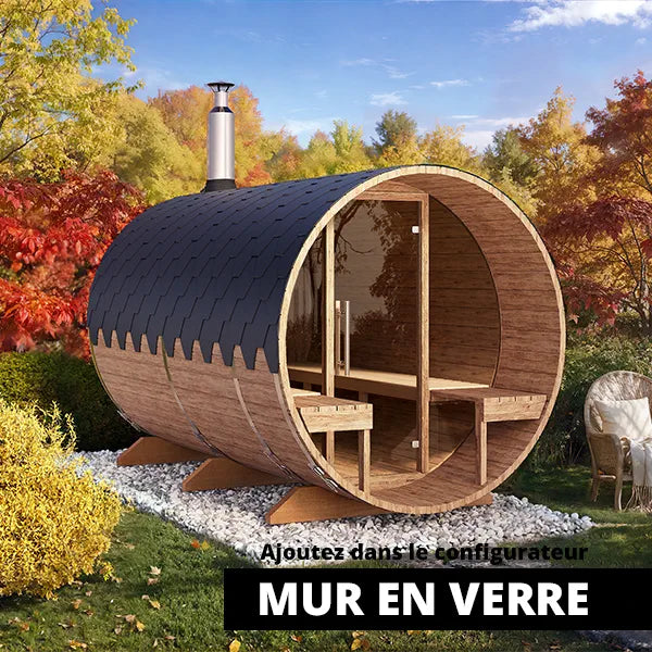 Sauna tonneau 3,6m S3V