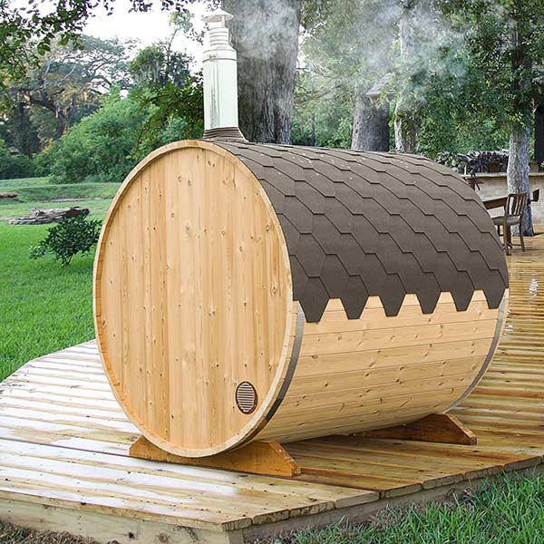 Sauna tonneau 2m