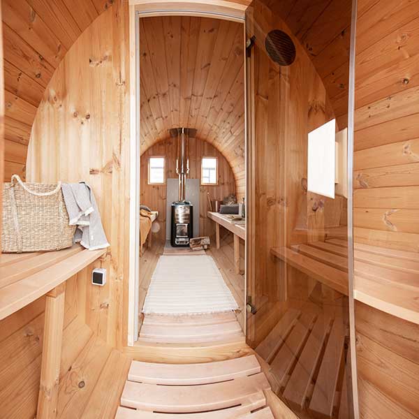 Sauna tonneau 4m S4PV