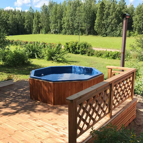 Bain nordique Octa 1,8 m pour terrasse