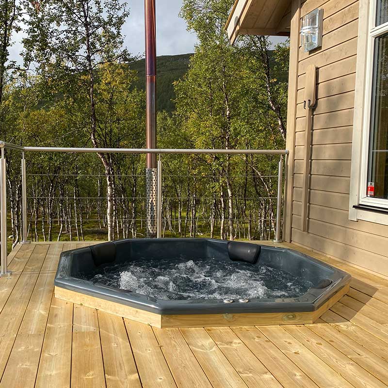 Bain nordique Octa 1,8 m pour terrasse