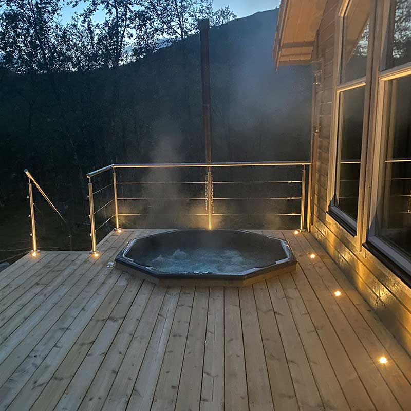 Bain nordique Octa 1,8 m pour terrasse