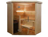 Sauna traditionnel d'intérieur 3 places | Harvia cabine d'angle