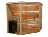 Sauna traditionnel d'intérieur 4-5 places | Harvia cabine d'angle