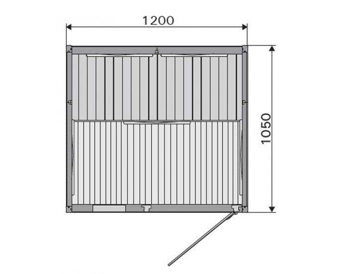 Sauna infrarouge d'intérieur 2 places | Harvia cabine