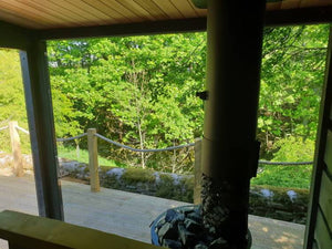 Sauna extérieur de luxe 4 à 6 places | Harvia Nordic Misty