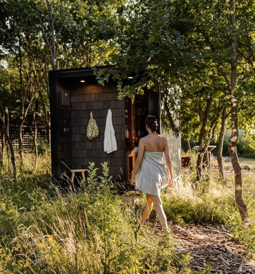 Sauna extérieur de luxe 2 à 3 places | ÖÖD Mirror