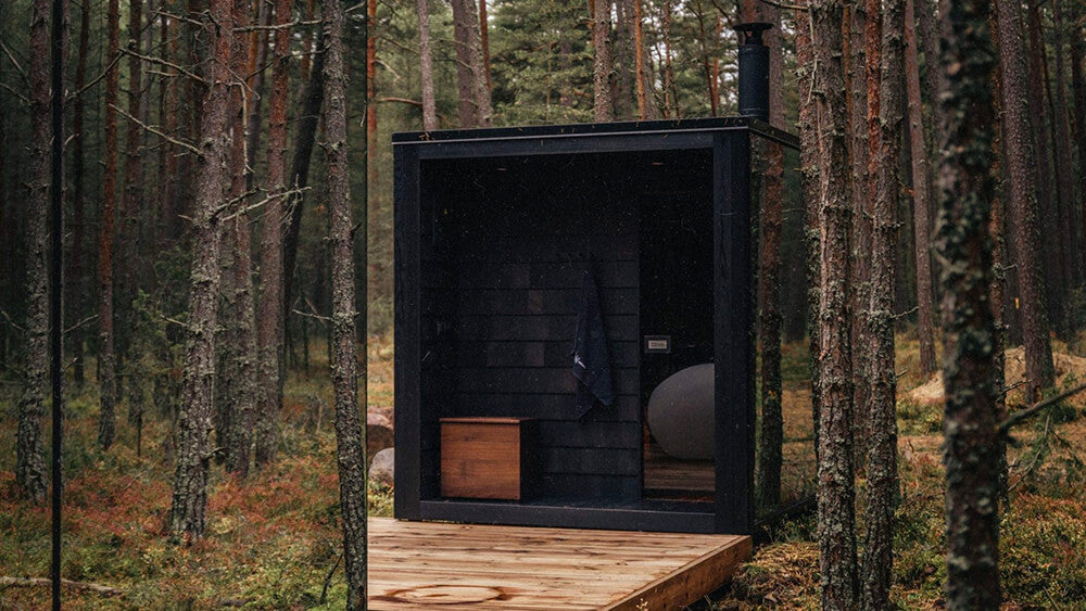 Sauna extérieur de luxe 2 à 3 places | ÖÖD Mirror