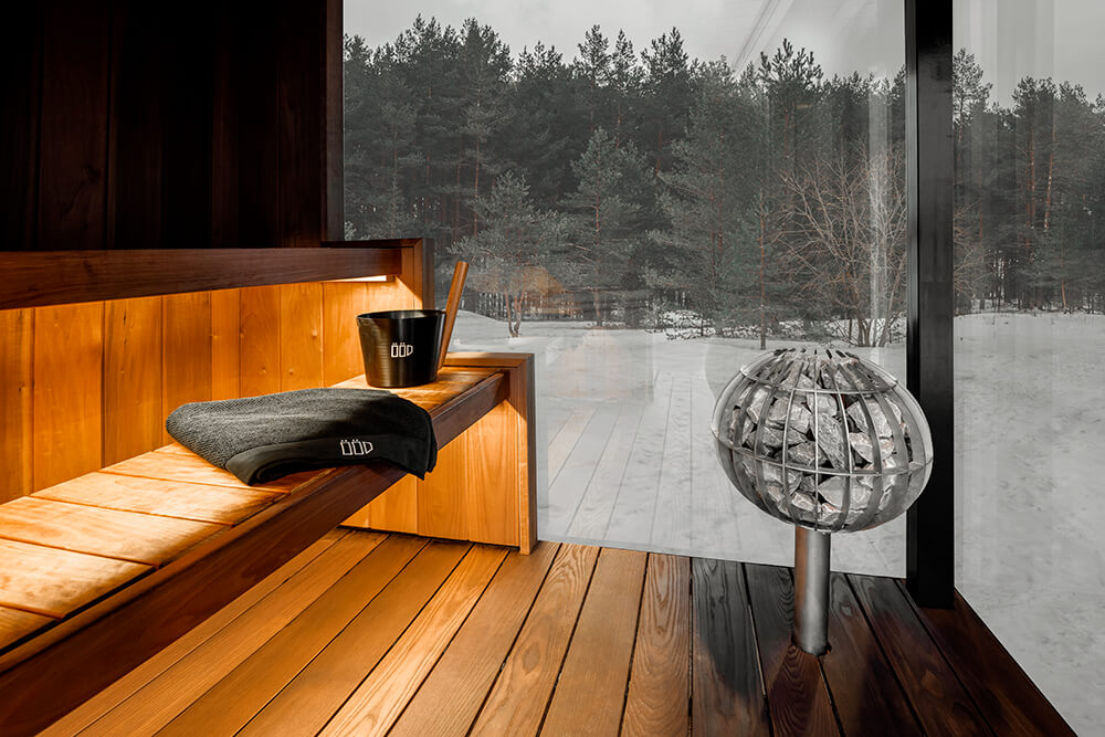 Sauna extérieur de luxe 2 à 3 places | ÖÖD Mirror