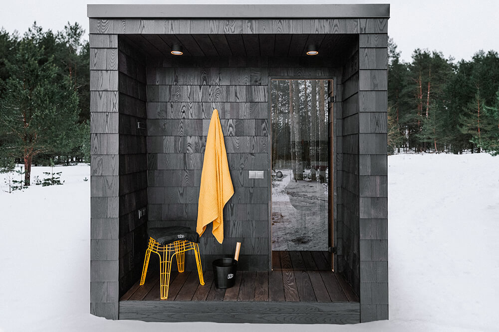 Sauna extérieur de luxe 2 à 3 places | ÖÖD Mirror