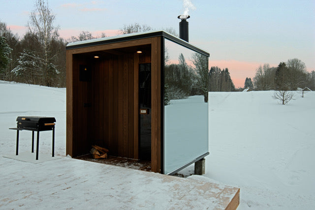 Sauna extérieur de luxe 2 à 3 places | ÖÖD Mirror