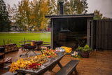 Sauna extérieur de luxe 4 à 6 places | Harvia Nordic Misty