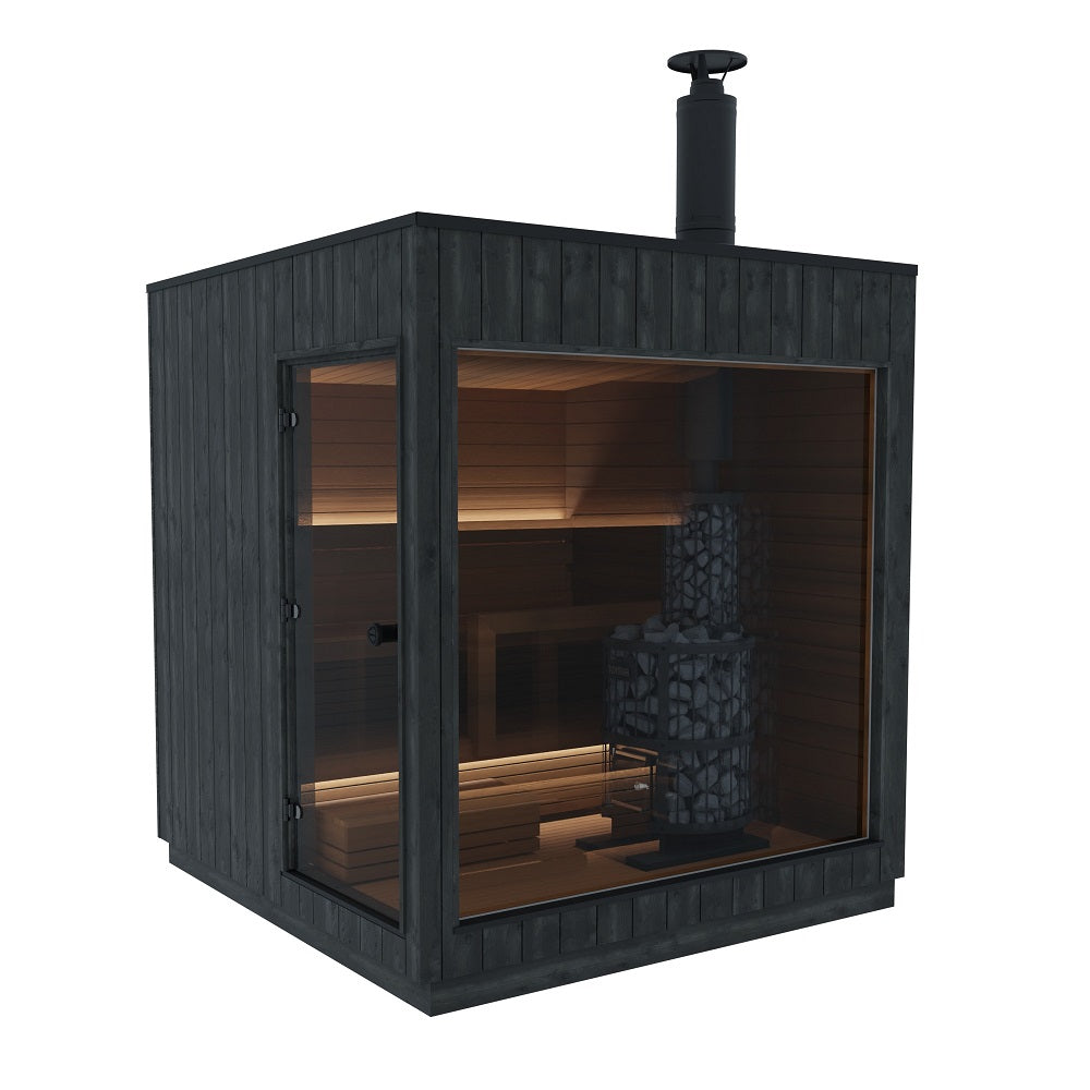 Sauna extérieur de luxe 4 à 6 places | Harvia Nordic Misty
