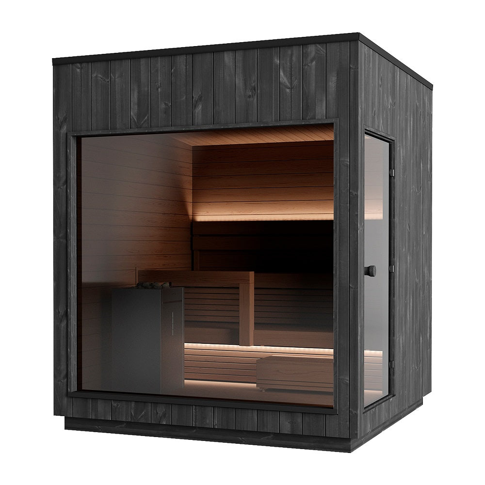 Sauna extérieur de luxe 4 à 6 places | Harvia Nordic Misty