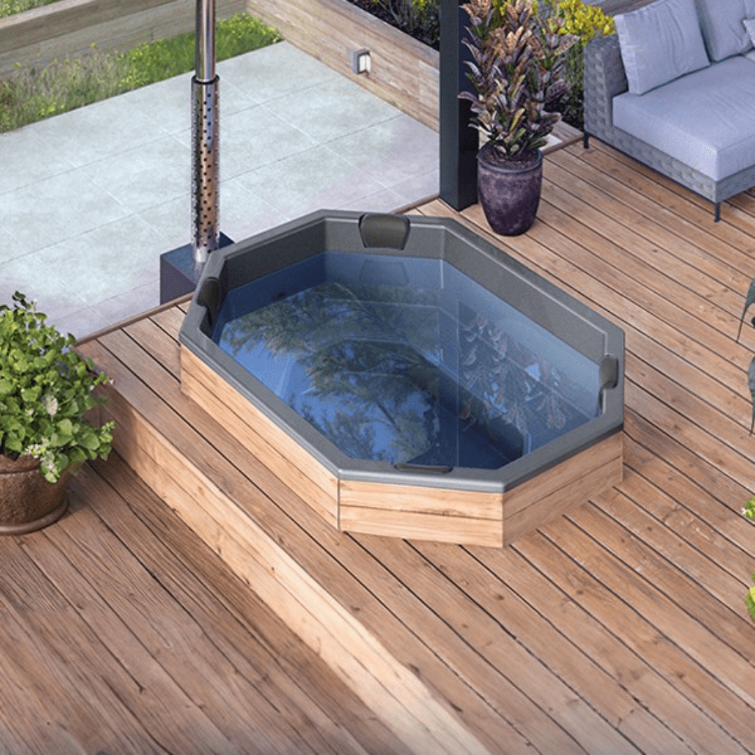 Bain nordique Octa 2,4 × 1,8 m pour terrasse
