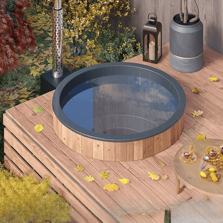 Bain nordique rond Ø1,8 m pour terrasse