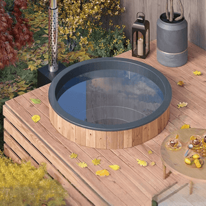 Bain nordique rond terrasse - 4 pers.