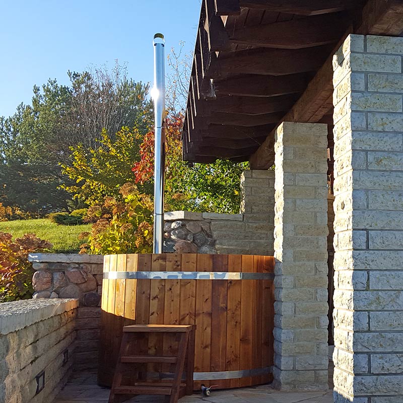 Spa en bois 4-12 personnes